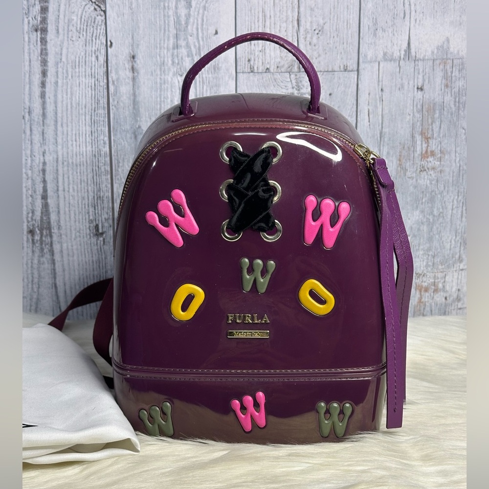 FURLA mini backpack / crossbody candy bag
